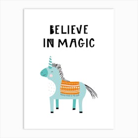 Believe In Magic Animal Pop Art Print