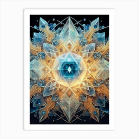 Crystal Insights Art Print