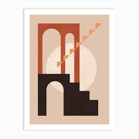 Architectural forms 3 Art Print