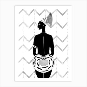 Mangbetu Woman Art Print