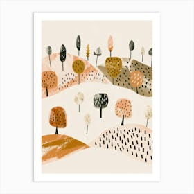 Autumn Trees 15 Art Print