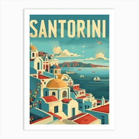 Santorini Greece Art Print