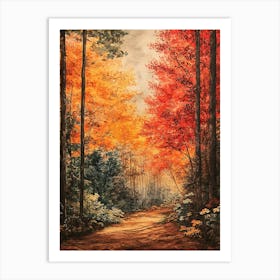 Beautiful Autumn Painting Art Print