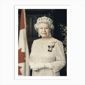 Queen Elizabeth Ii Art Print