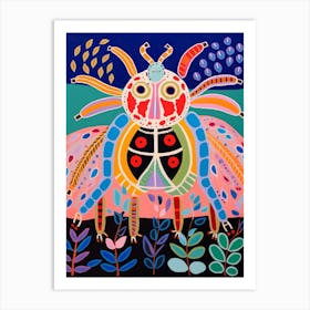 Maximalist Animal Painting Spider 3 Art Print