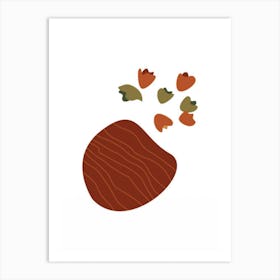 Acorns Art Print