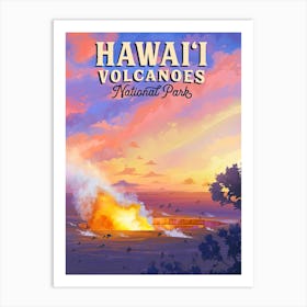 Hawaii Volcanoes National Park 1 Art Print