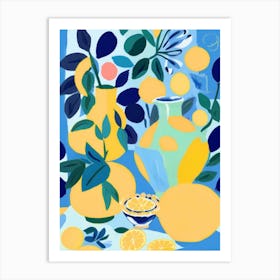 Lemons 1 Art Print