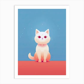 Cute Cat Art Print