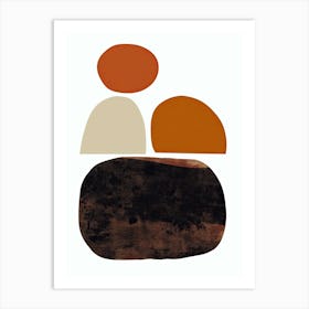 Sand And Stone, Minimalism Art Print