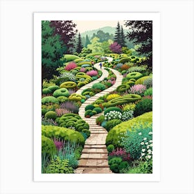 Garden Path Art Print