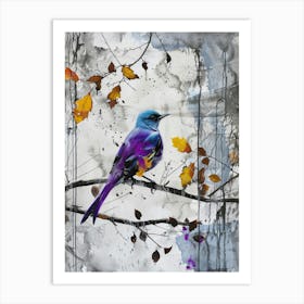 Bird On A Branch 37 Art Print