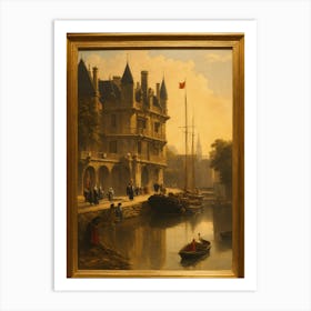 View Of A City Art Print