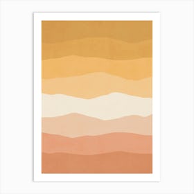 Minimal Waves 26 Art Print