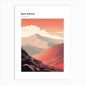 Ben Nevis Scotland 6 Hiking Trail Landscape Poster Art Print