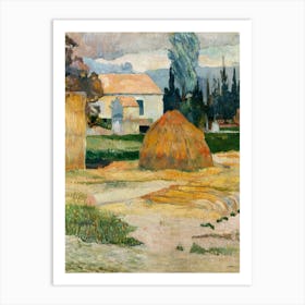 Landscape Near Arles (1888), Paul Gauguin Art Print