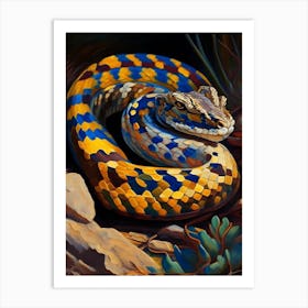 Rattlesnake 1 Painting Art Print