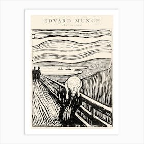 Edward Munch The Scream Art Print