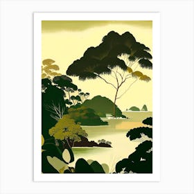 Koh Yao Noi Thailand Rousseau Inspired Tropical Destination Art Print