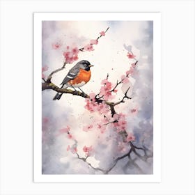 Robin bird Art Print