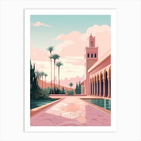 Morocco Palace Art Print