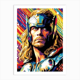 Thor Popart 1 Art Print