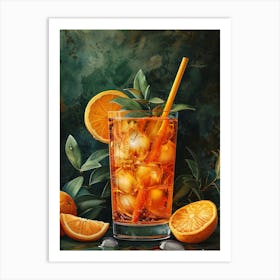 Orange Iced Tea 22 Art Print