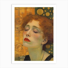 Kathleen Klimt Boho Modern Painting Art Print