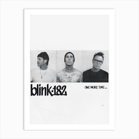 Blink 182 One More Time 1 Art Print