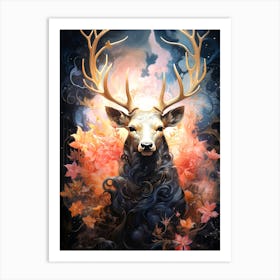 Deer Art 1 Art Print