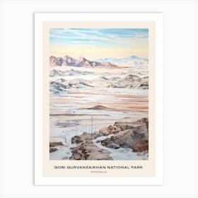 Gobi Gurvansaikhan National Park Mongolia 1 Poster Art Print