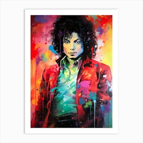 Micheal Jackson (2) Art Print