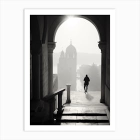 Dubrovnik, Croatia, Mediterranean Black And White Photography Analogue 5 Art Print