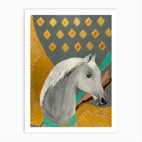 Angel Horse Art Print