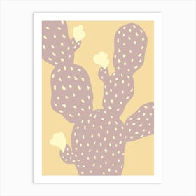 Cactus Yellow Art Print_2458457 Art Print