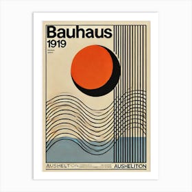 Bauhaus exhibition poster 4 Art Print