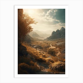 Desert Landscape 4 Art Print