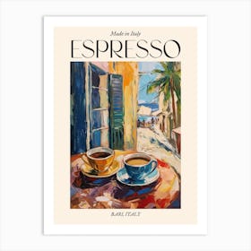 Bari Espresso Made In Italy 4 Poster Art Print