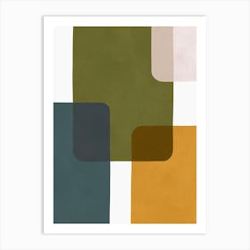 Boho geometry 3 Art Print