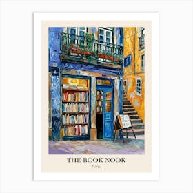 Porto Book Nook Bookshop 2 Poster Art Print