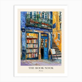 Porto Book Nook Bookshop 2 Poster Affiche