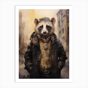 Adorable Chubby Urban Possum 2 Art Print