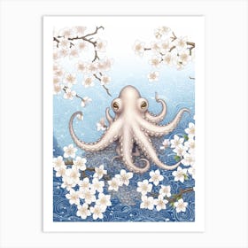 Star Sucker Pygmy Octopus Illustration 7 Art Print