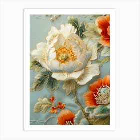 Chinese Embroidery 47 Art Print