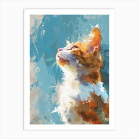 Cat In The Sky 5 Art Print