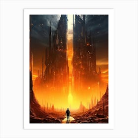 Space City 1 Art Print