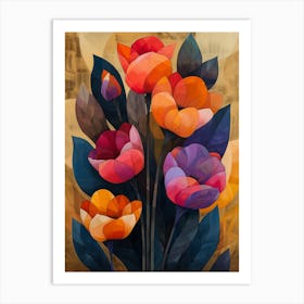 Flowers In A Vase 20 Art Print