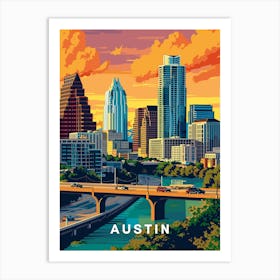 Austin, Texas Art Print