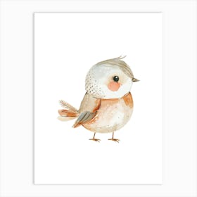 Watercolor Bird Illustration Art Print