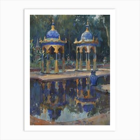 Gazebo In The Park Art Print